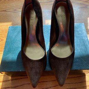Ralph Lauren suede heels